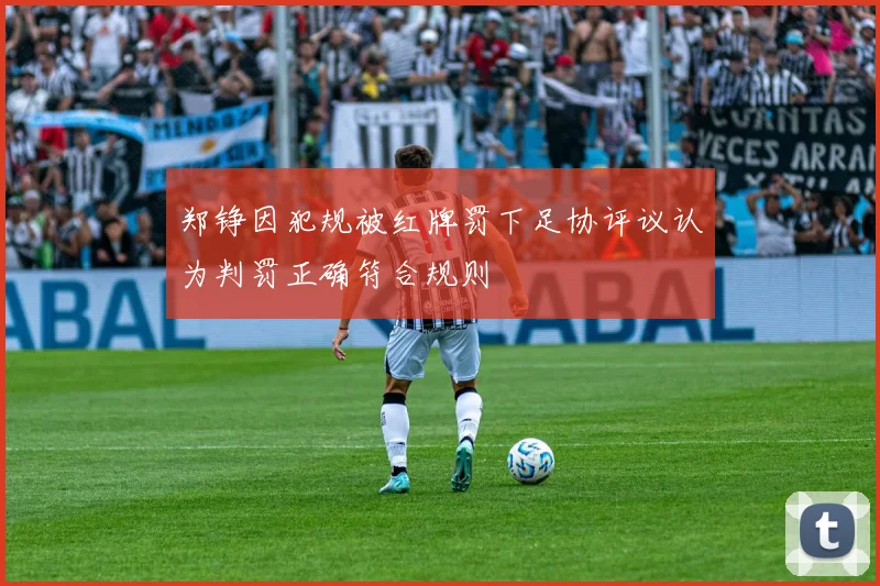 郑铮因犯规被红牌罚下足协评议认为判罚正确符合规则